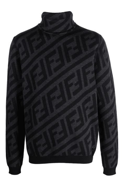 fendi turtleneck mens|fendi polo shirts.